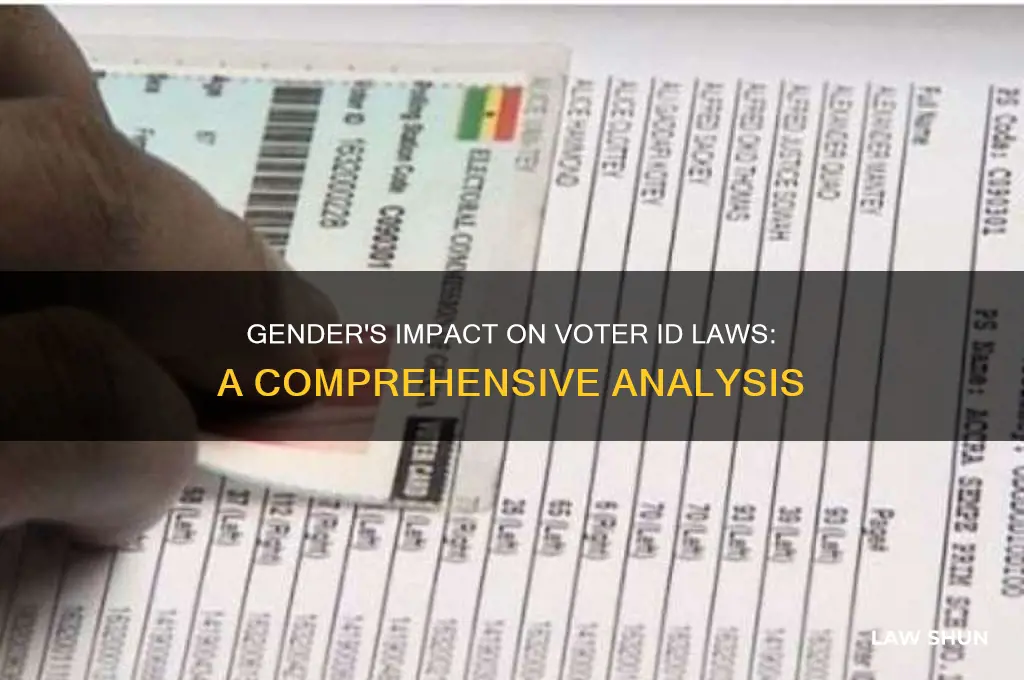 how has gender influenced voter id laws