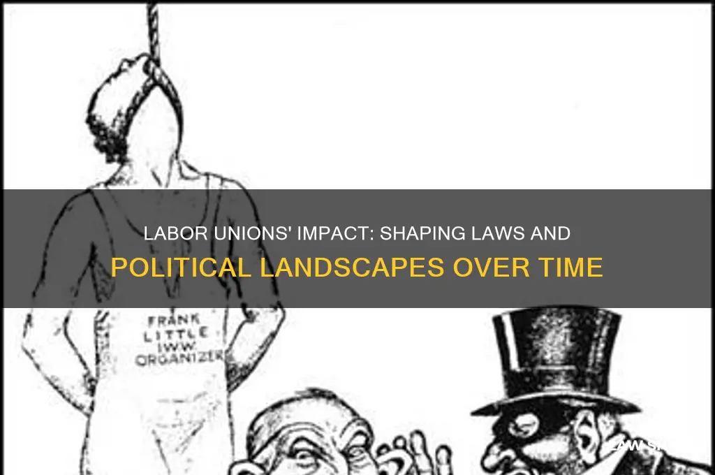 how has general labor unions affect laws and politics