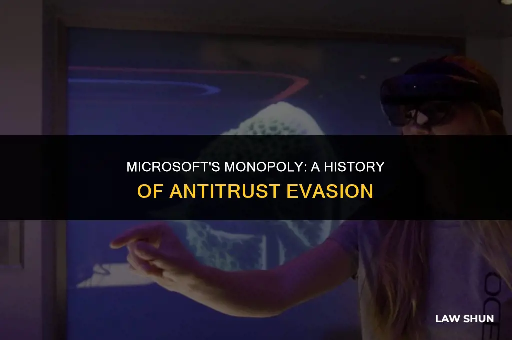 how has microsoft avoided monopoly laws