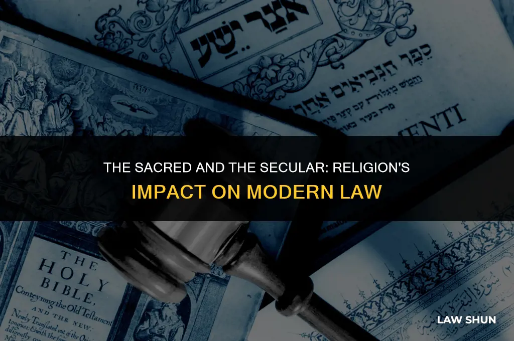 how has religion influenced us laws