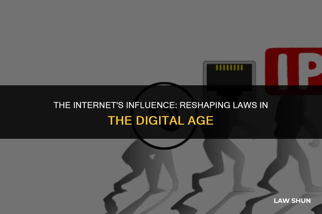 how has the internet impacted laws