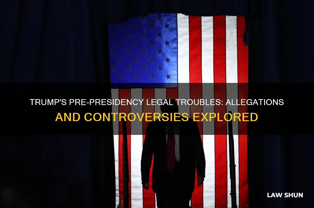 how has trump broken the law before he became president