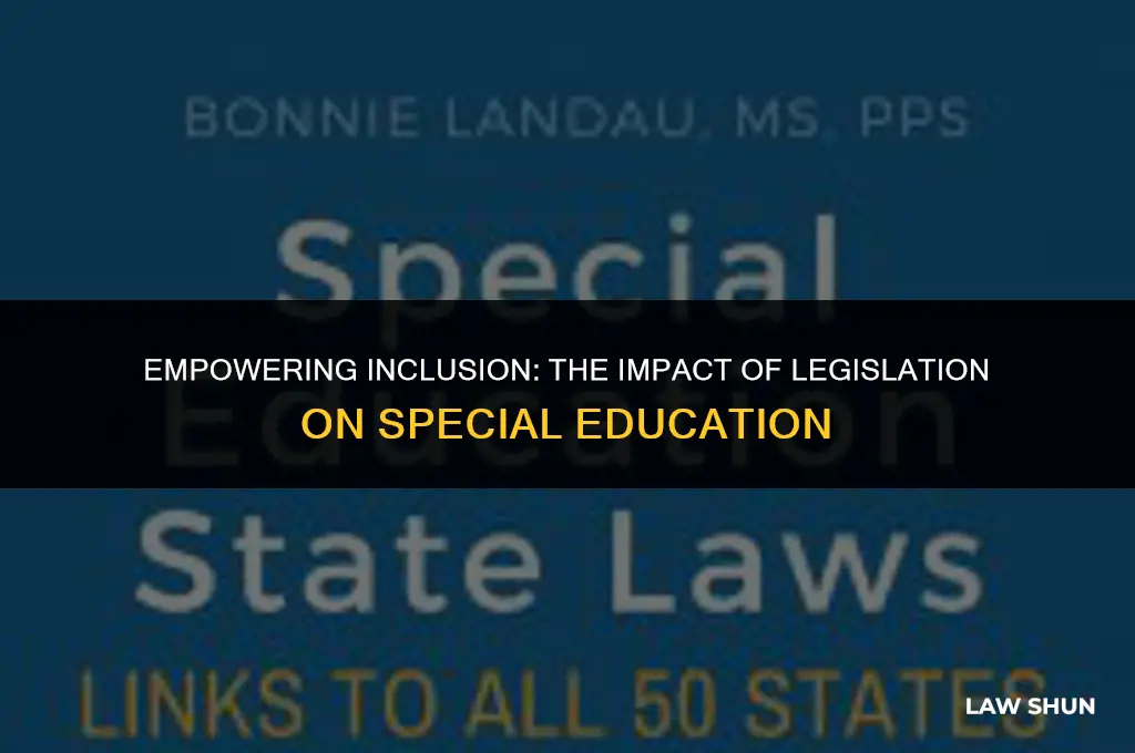 how have laws helped special education