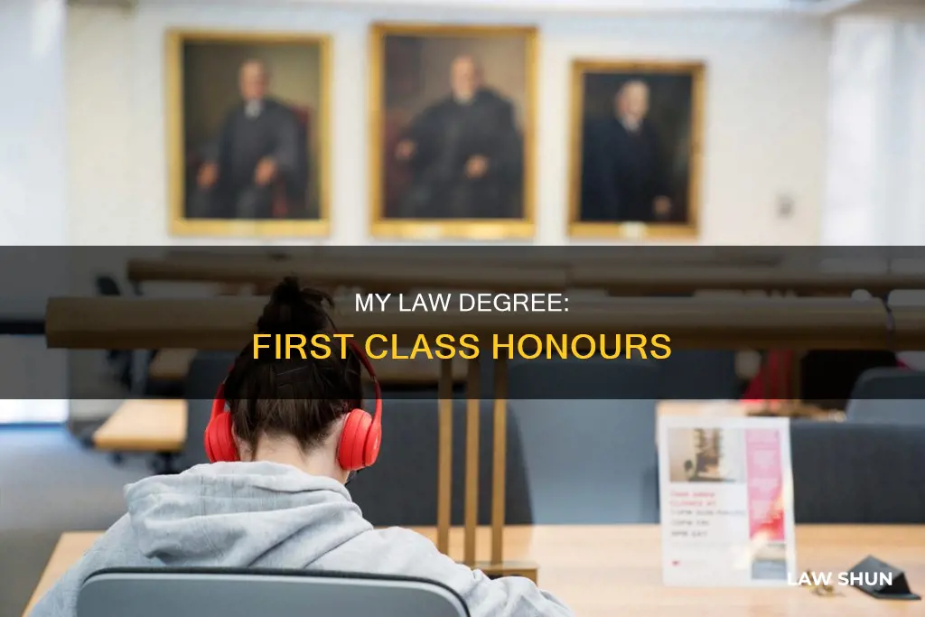 how i got a first in law
