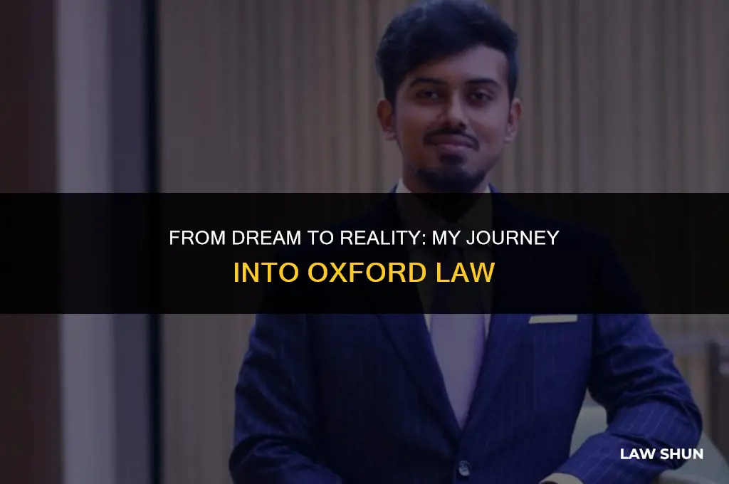 how i got into oxford law