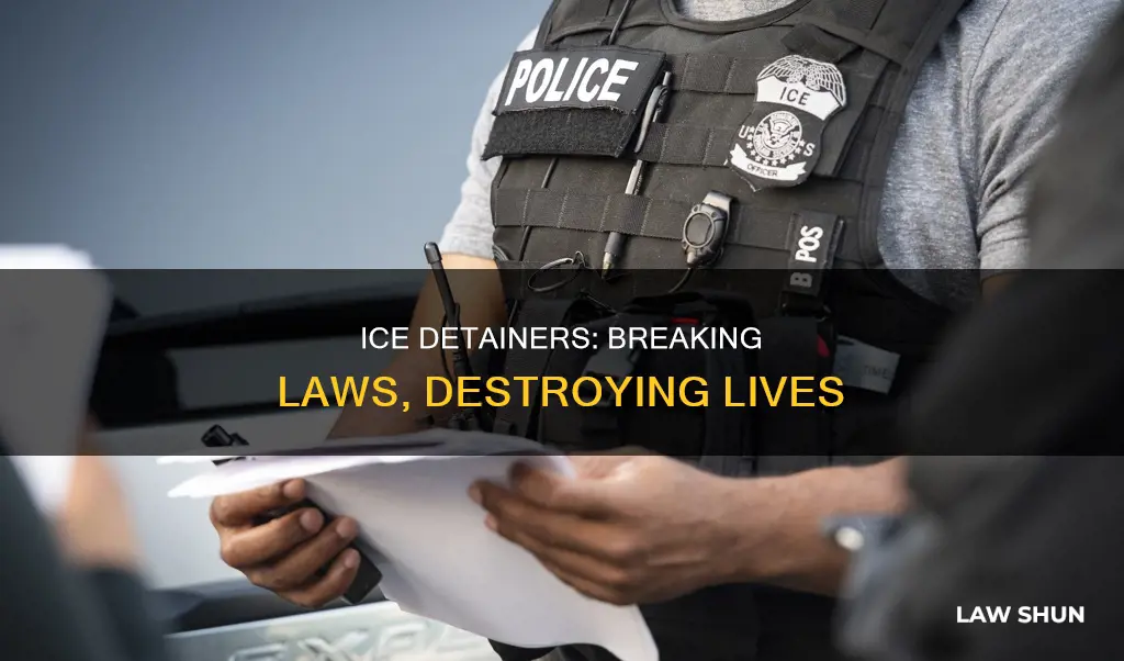 how ice detainers break the law