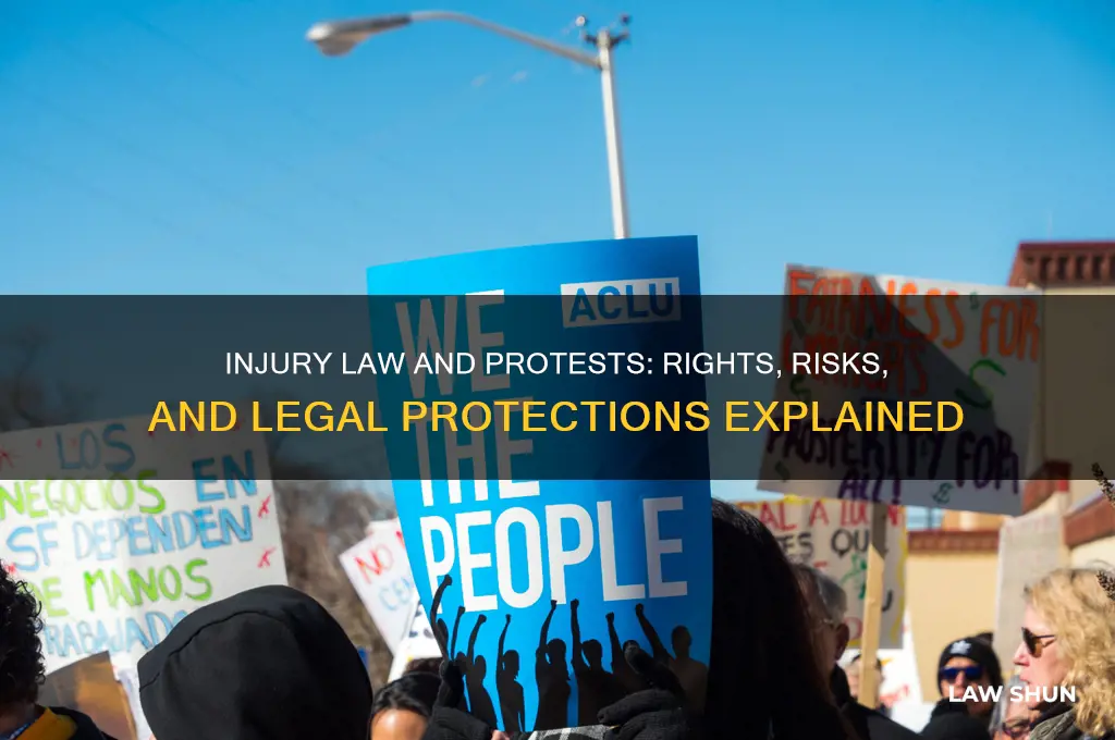 how injury law affects protests