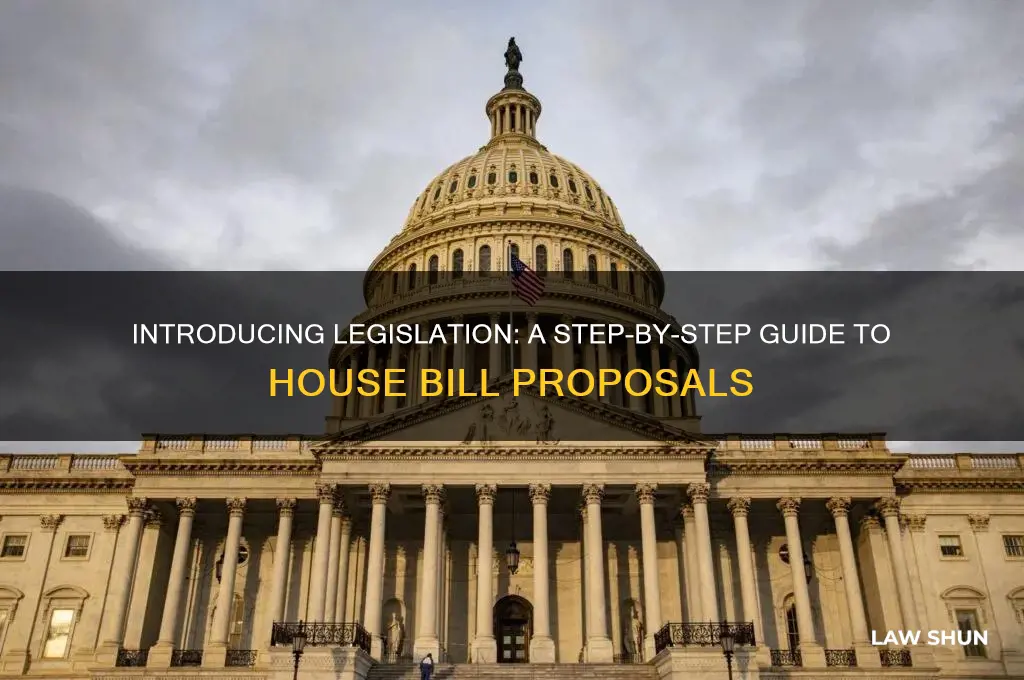 how is a bill introduced in the house of representatives