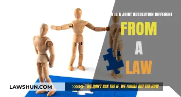Joint Resolutions: How Are They Different From Laws?