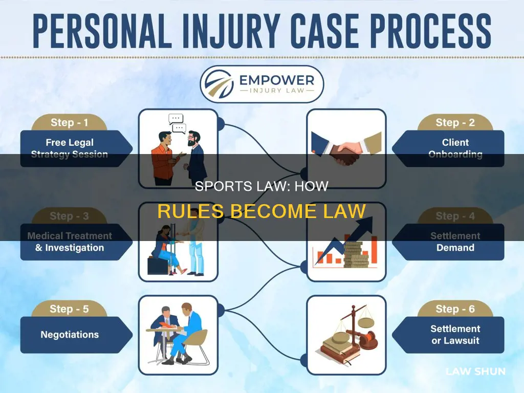 how is a law created within sport