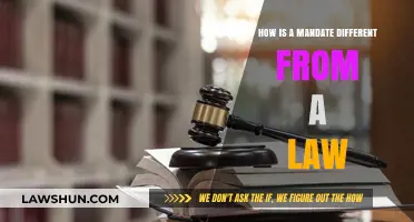 Mandates vs Laws: What's the Difference?
