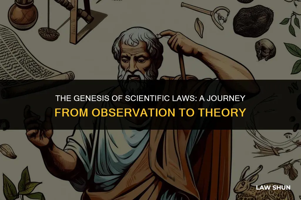 how is a scientific law formed