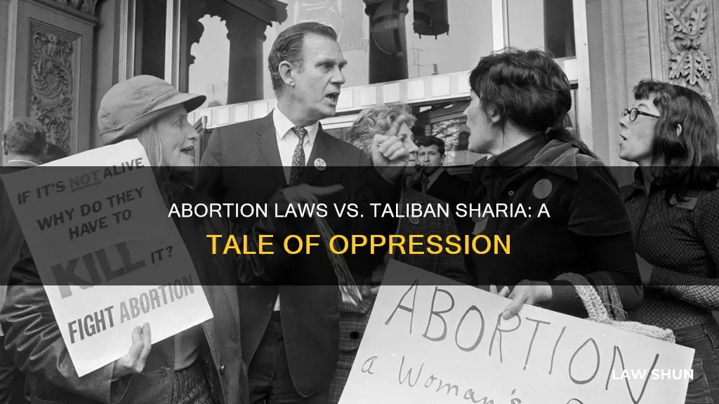 how is abortion law any different than taliban sharia law