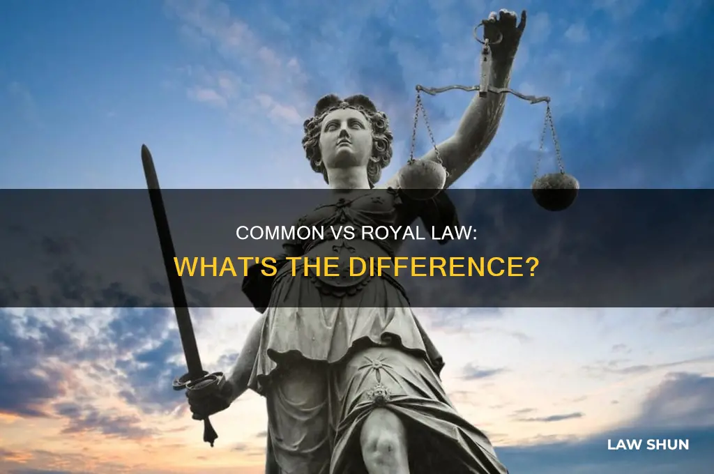how is british common law different from british royal law