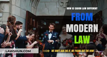 Canon Law vs Modern Law: What's the Difference?