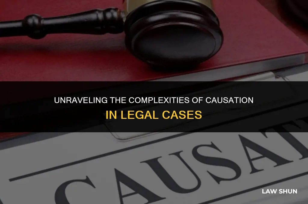 how is causation proved in law