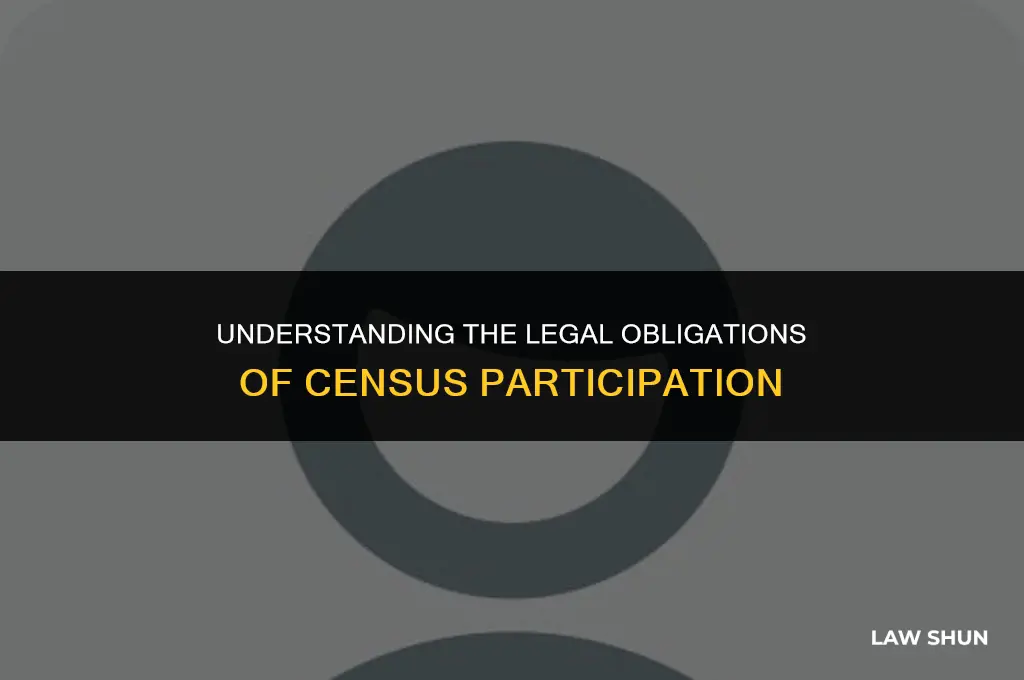 how is census mandatory by law