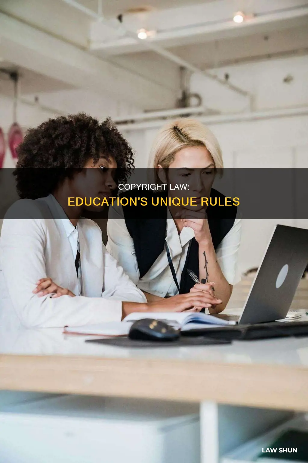how is copyright law different for education