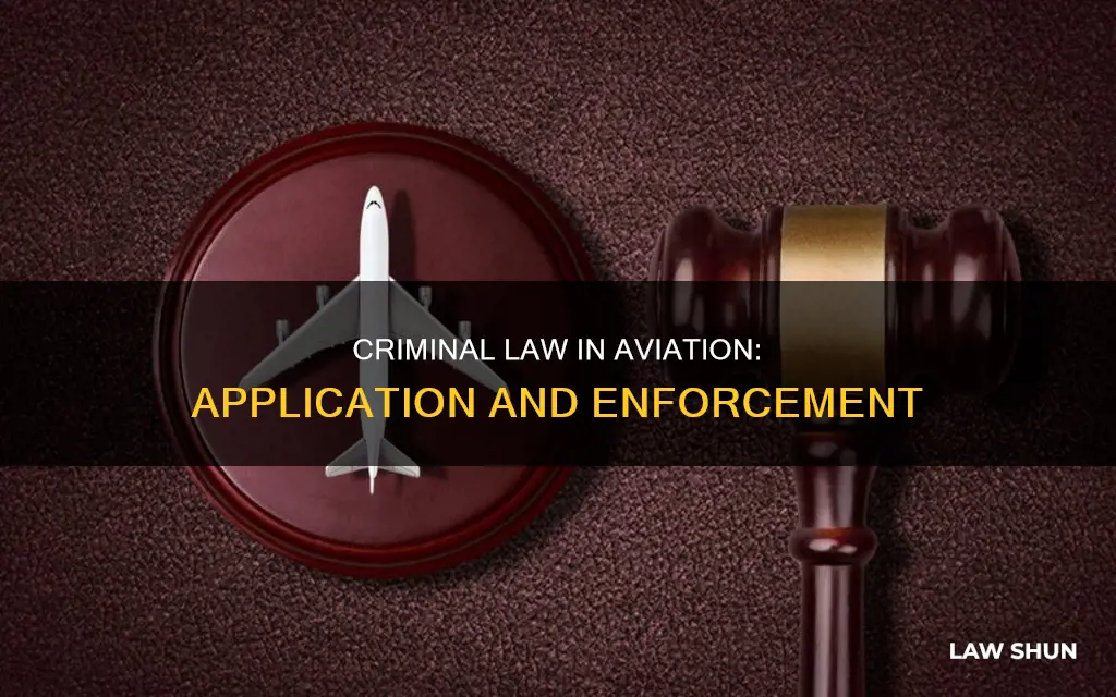 how is criminal law applied in aviation