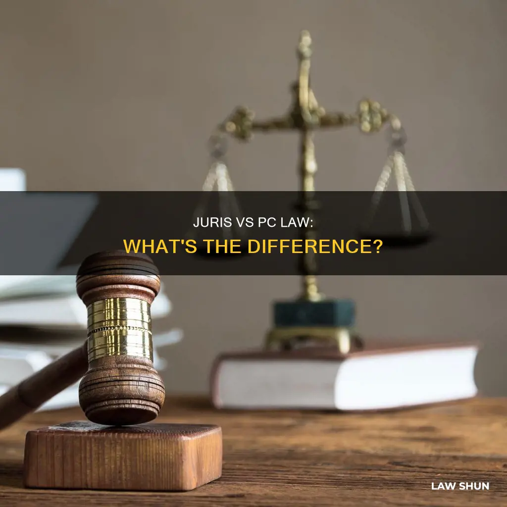 how is juris different than pc law