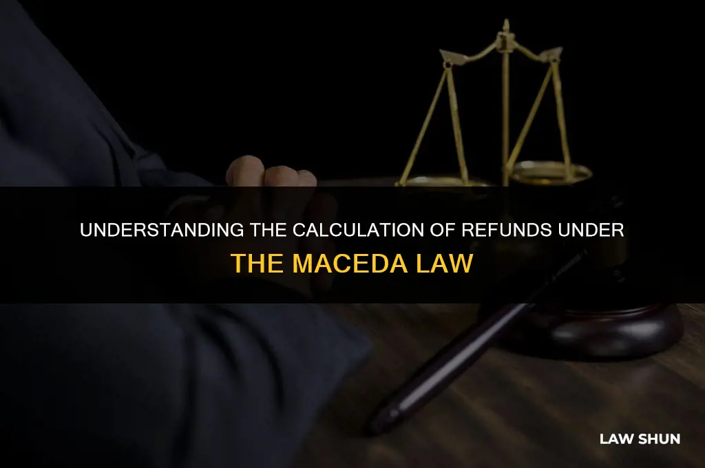 how is maceda law refund calculated