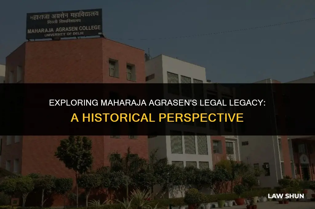 how is maharaja agrasen for law