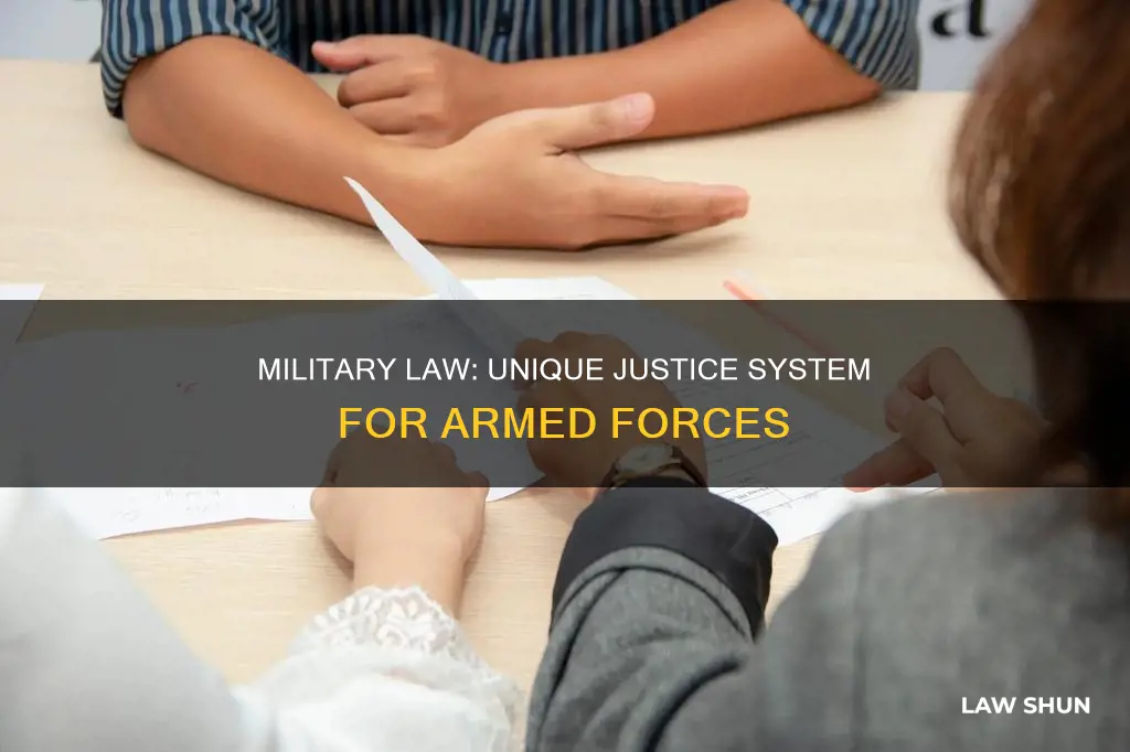 how is military law different from civilian law