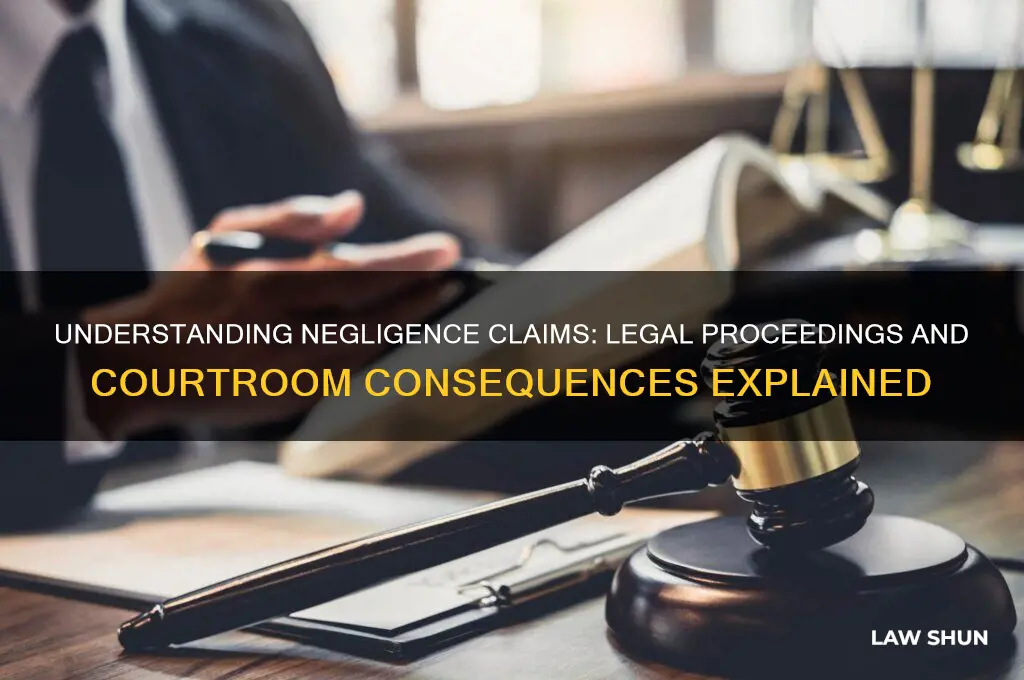 how is negligence handled in the court of law
