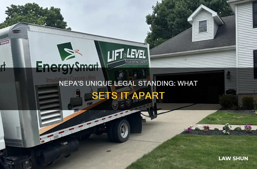 how is nepa different from other laws
