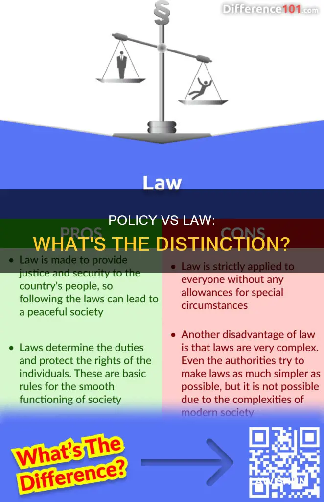 how is public policy different from law