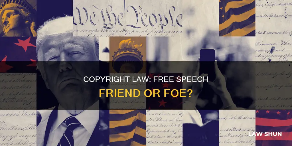 how is the first amendment related to the copyright law