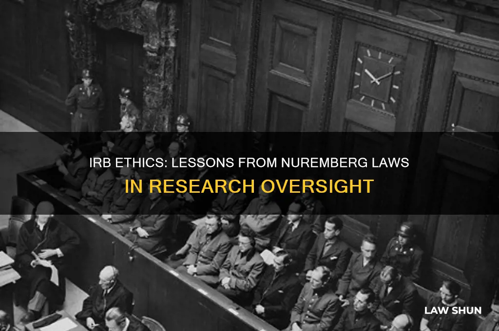 how is the irb related to the nuremberg laws