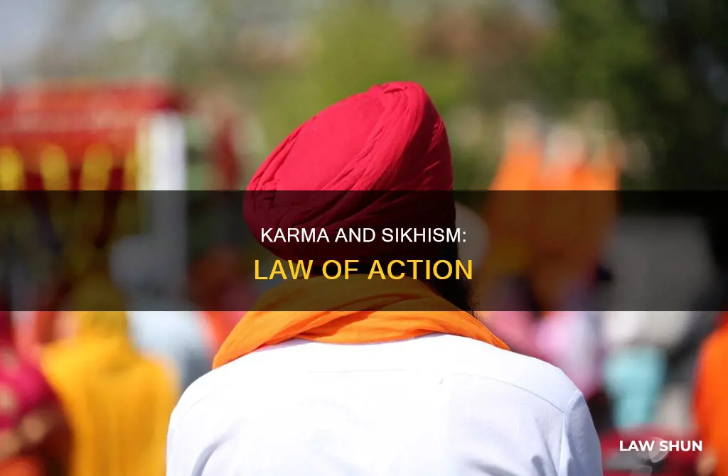 how is the law of karam karma different in sikhism