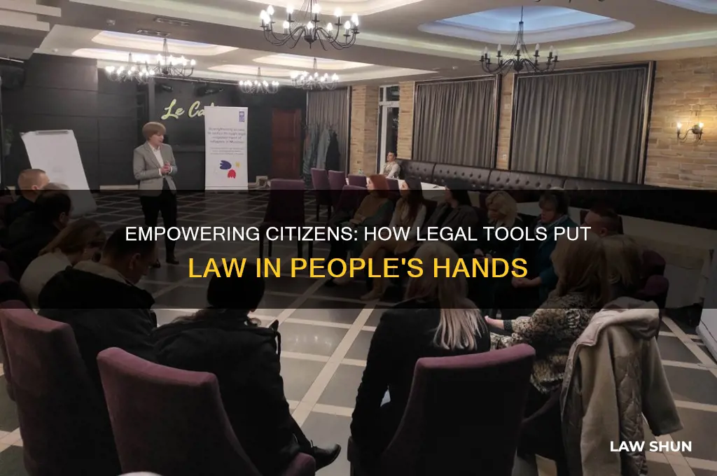 how is the power of law put into people