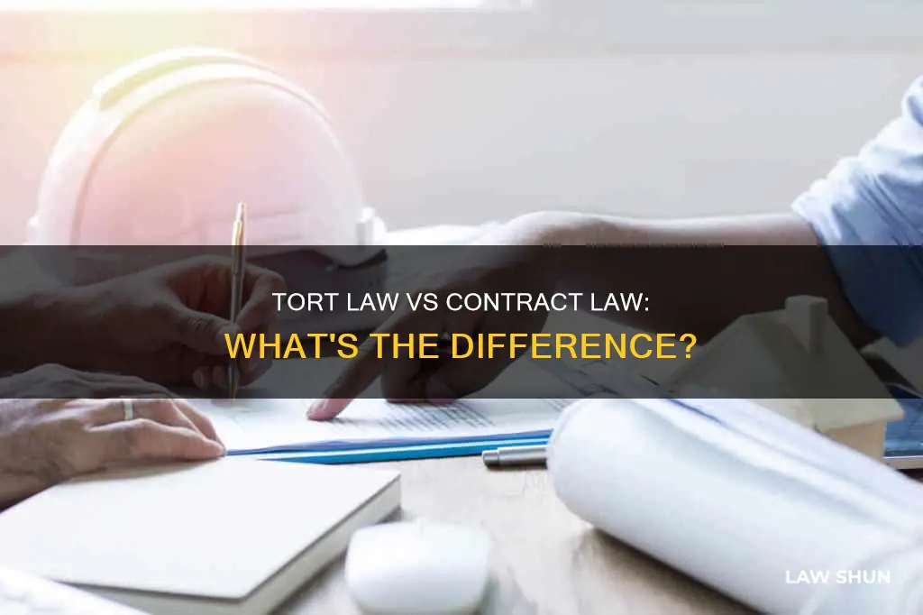 how is tort law different from contract law