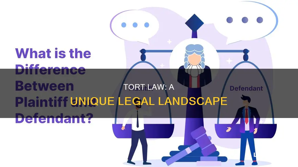 how is tort law different from other areas of law