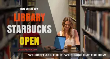 Late-Night Study Sessions: Starbucks Law Library Hours Revealed