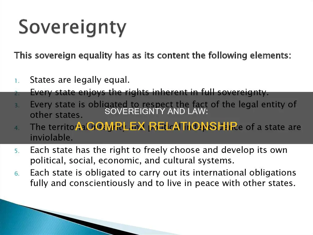 how law apply to sovereignty