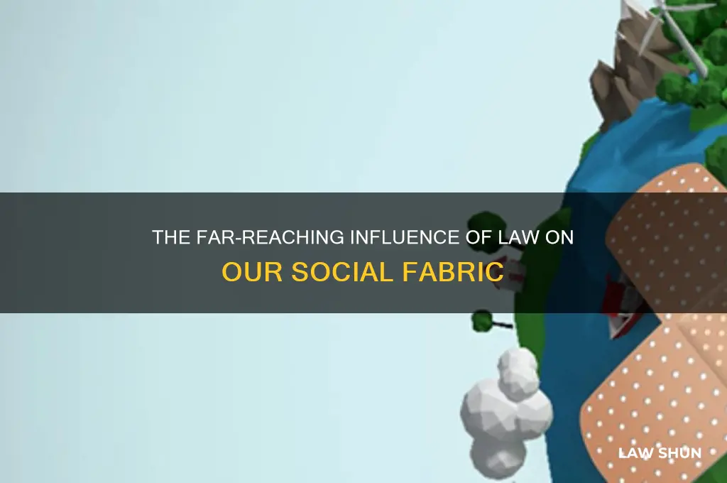 how law impacts on all aspects of our social lives