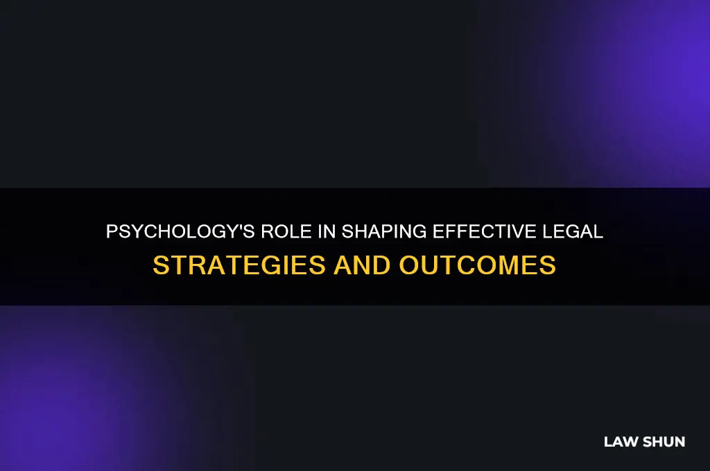 how law needs psychology to succeed