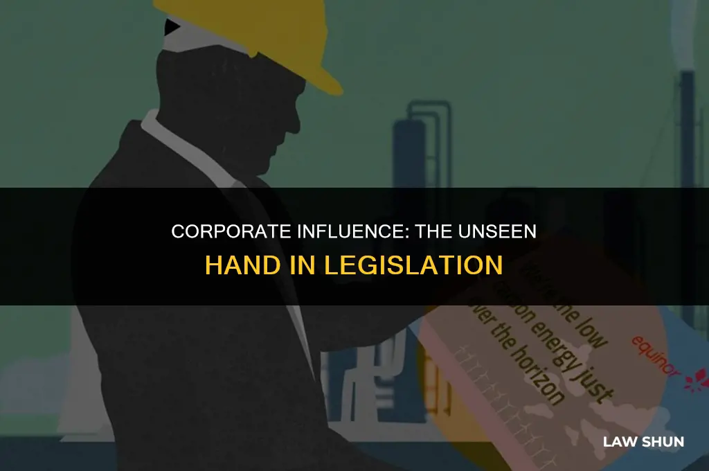 how laws are written by corporations