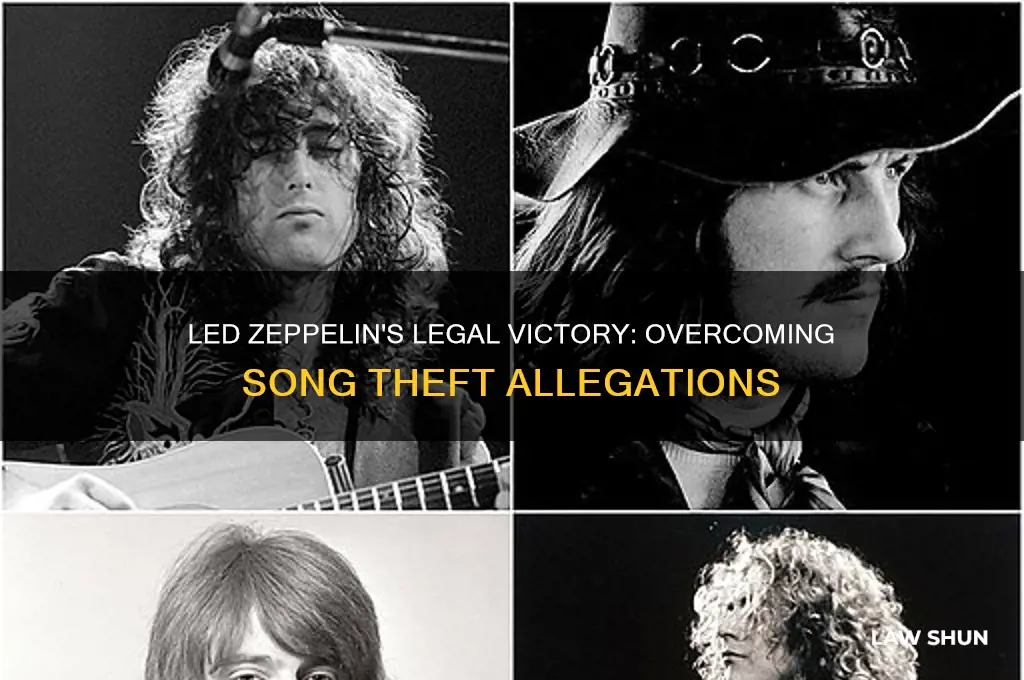 how led zepplin beat its law suit for stealing songs