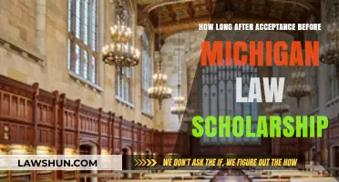 Michigan Law Scholarship Timeline: Post-Acceptance Wait Time Explained