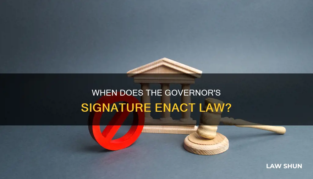 how long after governor signs does it become law ky