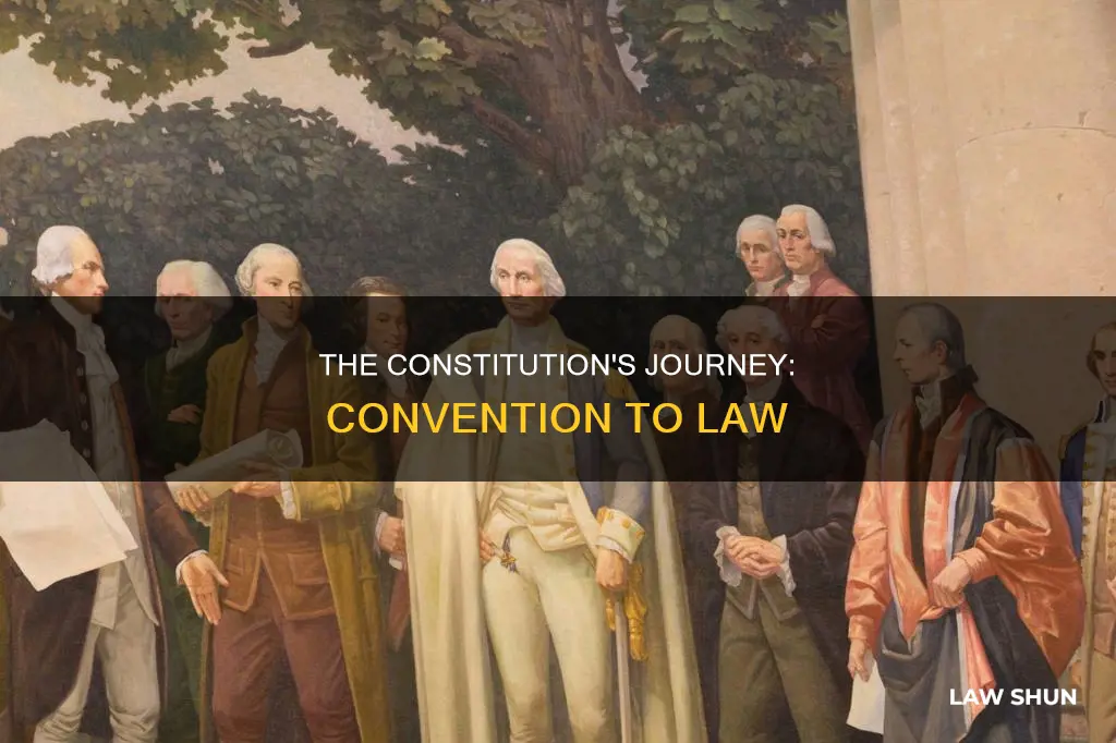 how long after the convention did the constitution become law