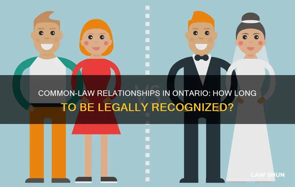 how long are you considered common law in ontario