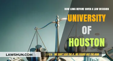 University of Houston: Law Decision Timeline