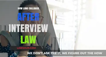 Understanding the Legal Callback Timeline Post-Interview