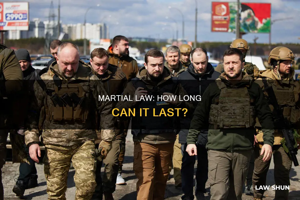 how long can a martial law last