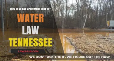 Tennessee Tenant Rights: Water Shutoff Laws